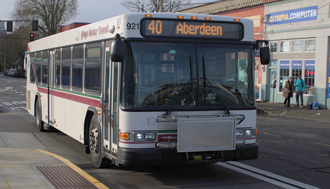 Grays Harbor Transit 40 to Aberdeen at the Olympia Transit Center